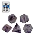 Platonische Körper Amethyst, 3cm (groß)