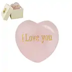 Herz mit Gravur "I love you" in Geschenkschachtel