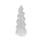 Selenit mit Standfläche "Einhorn", 16cm