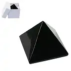 Pyramide Schungit (stab.), 08cm, in Geschenkschachtel