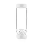 Vita Juwel inu! Flasche Cloud White mit Bergkristall Blume Des Lebens