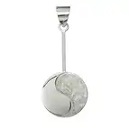 Donuthalter Yin Yang Silber, für 30 und 40mm Donut