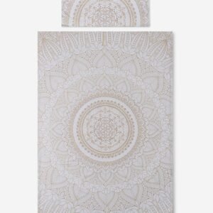 Bettwäsche Silber-Gold-Traum mit Rosenquarz Bettbezug 135/200 + Kissen 40/80