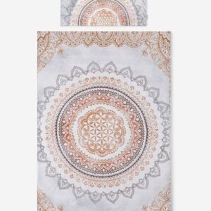 Bio-Bettwäsche Soulshine mit Rosenquarz Bettbezug 135/200 + Kissen 40/80