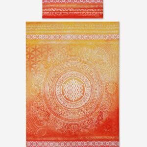 Bettwäsche SUNRISE mit Rosenquarz Bettbezug 135/200 + Kissen 80/80