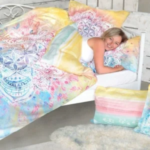 Bettwäsche Beauty Dream mit Rosenquarz Bettbezug 135/200 + Kissen 80/80