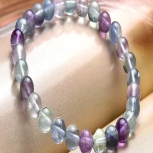 Lern-Armband, Fluorit, 06mm Kugeln, 15cm (für Kinder)