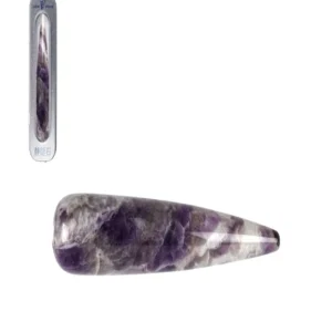 Massagegriffel Amethyst, in Geschenkdose