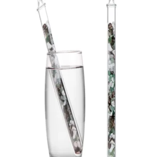 Kristall-Vitalstab "Anti Stress" (Aventurin, Rauchquarz, Magnesit), 20cm