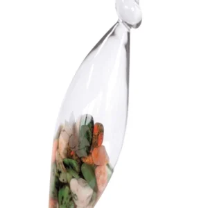 Edelstein Balance Wasserstab "Regeneration" (Epidot, Ozeanjaspis, Zoisit)