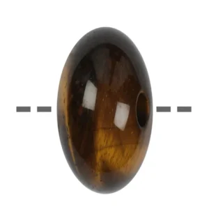 Kugel Tigerauge gebohrt, 25mm