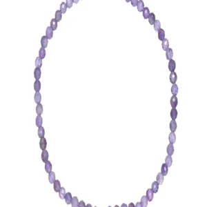 Armband, Amethyst, 03mm Kugeln, facettiert, 19cm