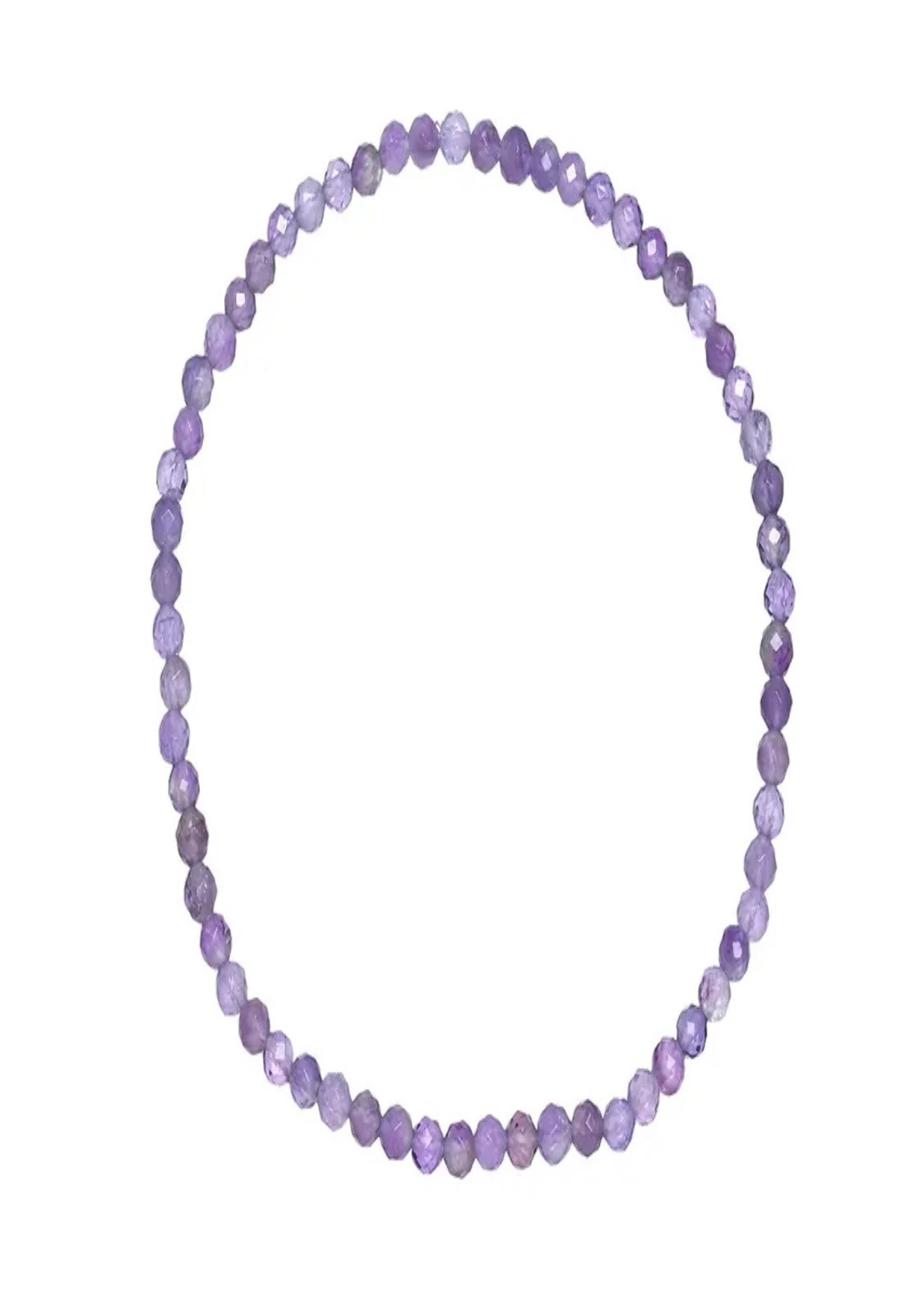 Armband, Amethyst, 03mm Kugeln, facettiert, 19cm