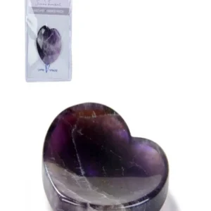Touch Heart Amethyst mit Beileger in Pouch