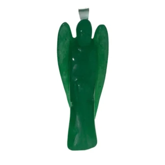 Engel-Anhänger Aventurin grün (Ruhe), 3,0cm