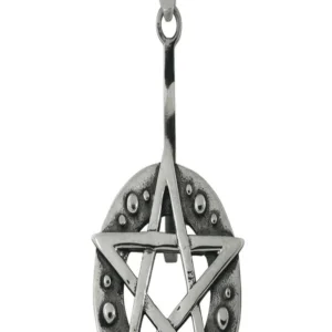 Donuthalter Pentagramm Silber, für 30 und 40mm Donut