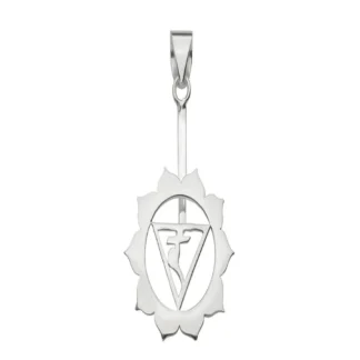 Donuthalter "Chakra Nabel/Solarplexus" Silber, für 30 und 40mm Donut