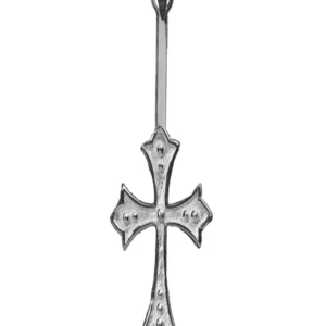 Donuthalter Kreuz Silber rhodiniert, für 30 und 40mm Donut