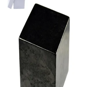 Würfel Schungit (Steinkohle) in Geschenkschachtel 3 cm