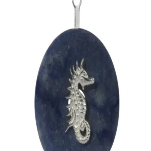 Donuthalter Seepferdchen Silber, für 30 und 40mm Donut