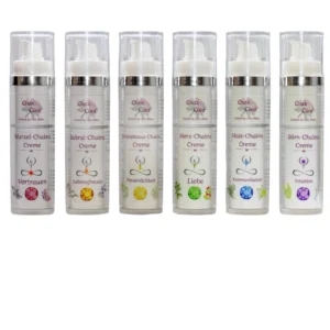 6 Chakra-Cremes Komplett Set