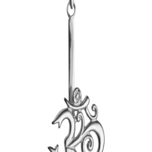 Donuthalter Om-Symbol Silber, für 30 und 40mm Donut