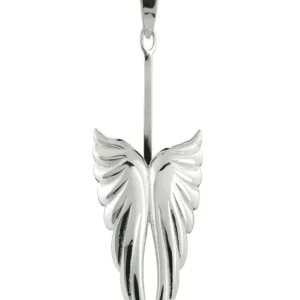 Donuthalter Engelsflügel Silber, für 30 und 40mm Donut