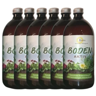 Bodenaktivator Boden Aktiv 1L EMA ohne Zuckerrohrmelasse- Vorteilspack 6 Stück