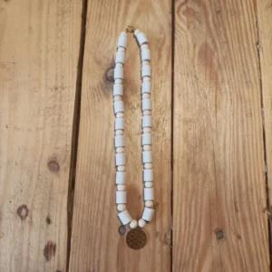 EM Keramik Pipes Schmuck Halskette "Blume des Lebens"