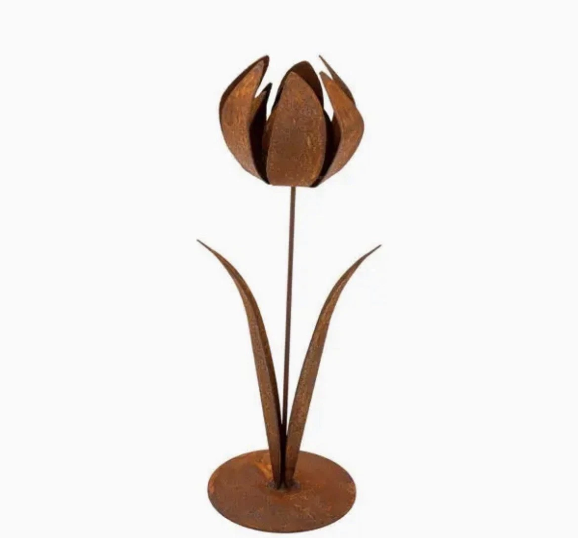 Rost Deko Tulpe | Metall Blumen als Tischdeko im Frühling