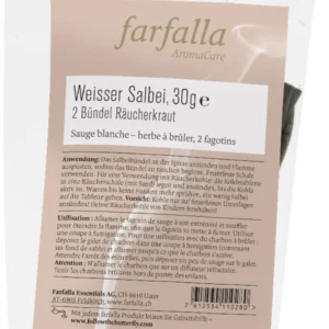 FARFALLA Weisser Salbei Bündel, 30g (2 x 15g)