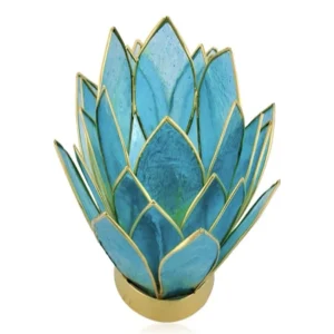 Lotos-Teelicht Capiz-Muschel in 9 Farben