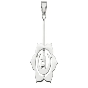 Donuthalter "Chakra Sakral/Sexual" Silber, für 30 und 40mm Donut