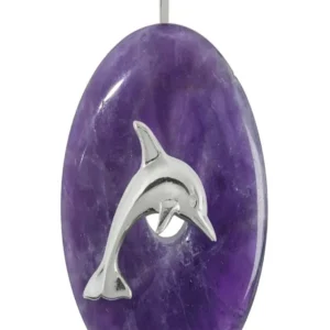 Donuthalter Delfin Silber, für 30 und 40mm Donut