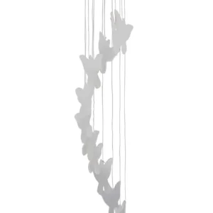 Mobile Schmetterling Alabaster-Calcit, 30cm