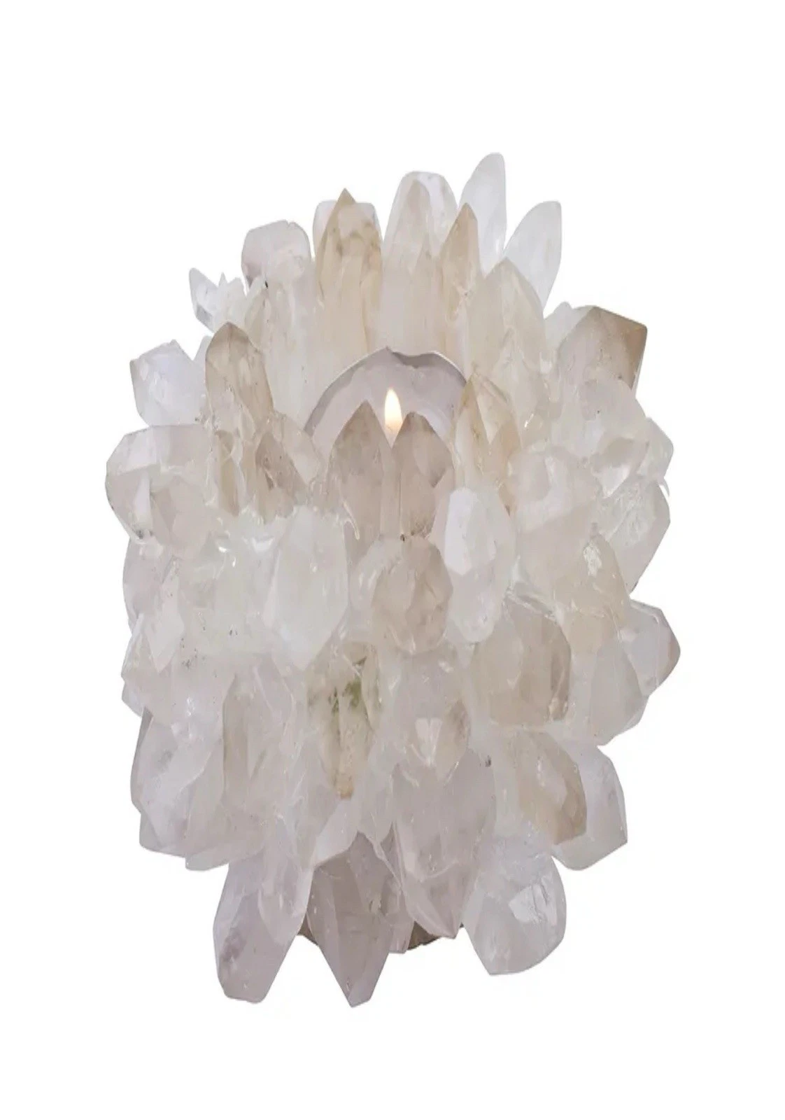 Teelicht Bergkristall "Sonne"