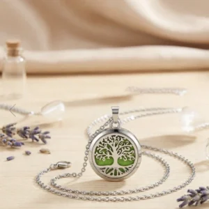 Diffuser Halskette für Ätherische Öle – Aromaschmuck im Medaillon-Stil