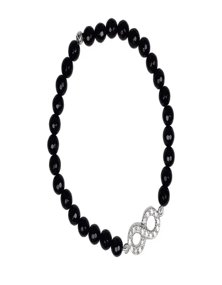 Armband Symbol Unendlichkeit mit Cubic Zirkonia – Bild 2