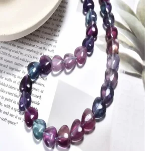 Strang Herzen, Fluorit, 12mm